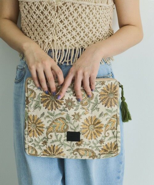 VICKY / ビッキー その他小物 | ハンドブロックプリントポーチ | 詳細8