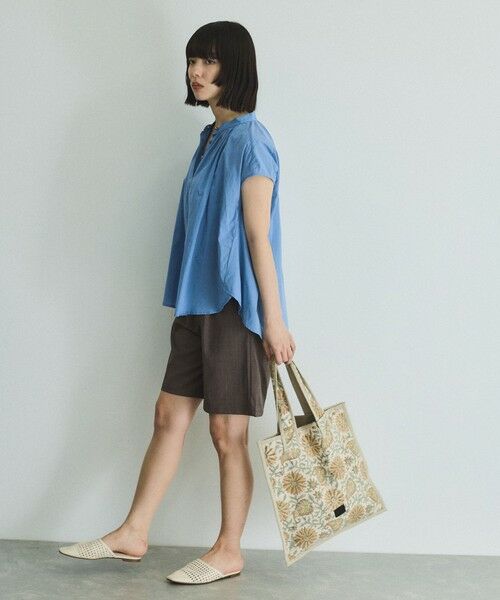 VICKY / ビッキー その他小物 | ハンドブロックプリントトートバッグ | 詳細5