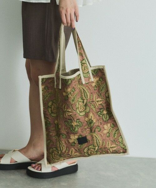VICKY / ビッキー その他小物 | ハンドブロックプリントトートバッグ | 詳細8