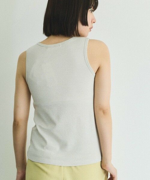 VICKY / ビッキー カットソー | カップ付きラメボーダータンクトップ≪手洗い可能≫ | 詳細18