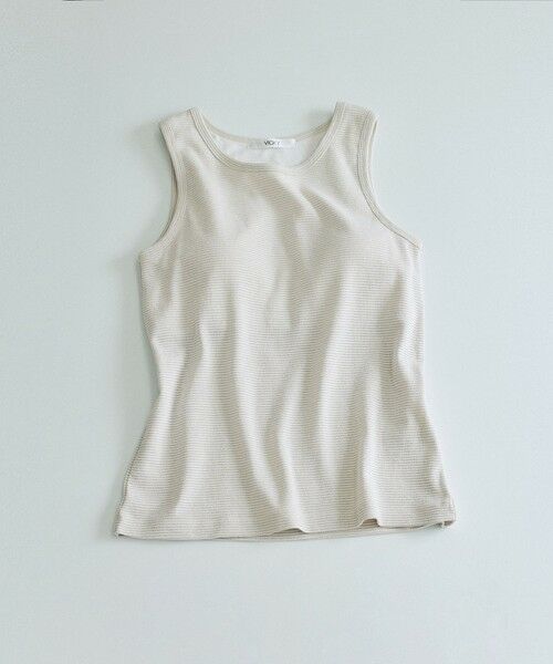 VICKY / ビッキー カットソー | カップ付きラメボーダータンクトップ≪手洗い可能≫ | 詳細21