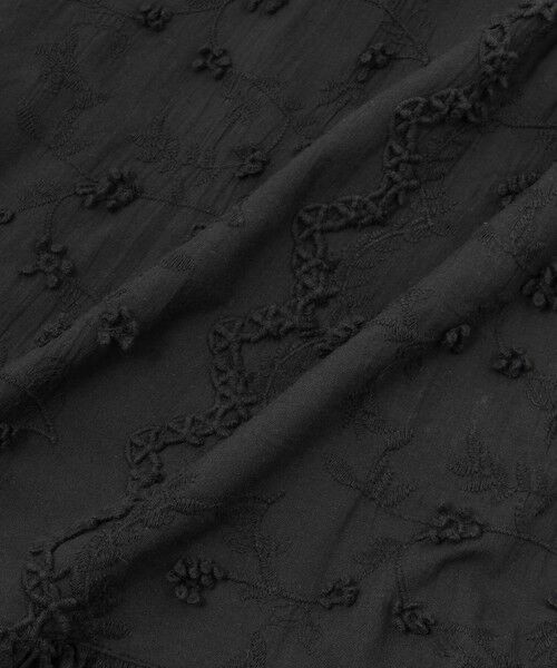 VICKY / ビッキー シャツ・ブラウス | 3D刺繍バンドカラーブラウス≪手洗い可能≫ | 詳細13