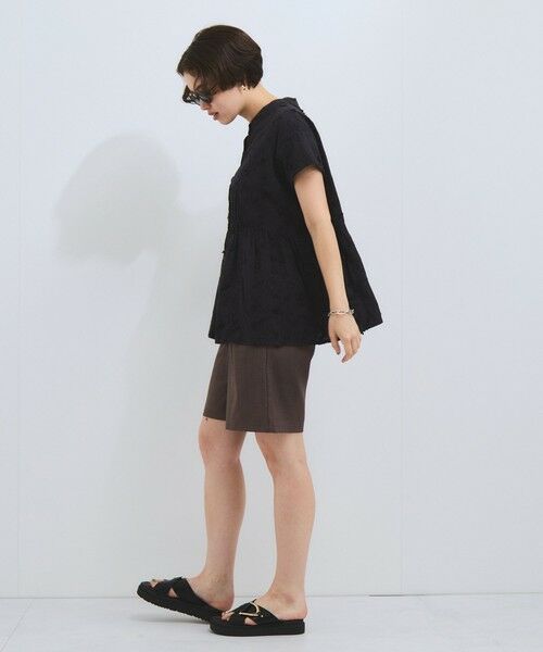 VICKY / ビッキー シャツ・ブラウス | 3D刺繍バンドカラーブラウス≪手洗い可能≫ | 詳細10