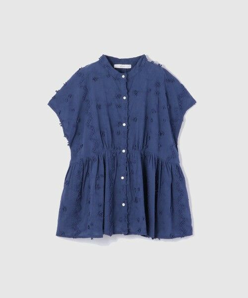 VICKY / ビッキー シャツ・ブラウス | 3D刺繍バンドカラーブラウス≪手洗い可能≫ | 詳細18