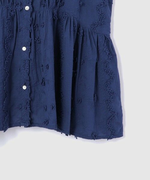 VICKY / ビッキー シャツ・ブラウス | 3D刺繍バンドカラーブラウス≪手洗い可能≫ | 詳細21