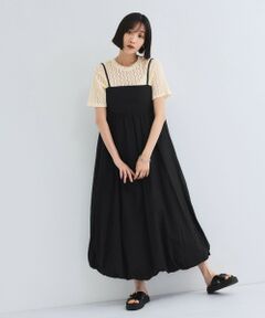 VICKY / ビッキー ロング・マキシ丈ワンピース | バルーンキャミワンピース≪手洗い可能≫