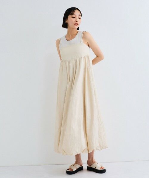 VICKY / ビッキー ロング・マキシ丈ワンピース | バルーンキャミワンピース≪手洗い可能≫ | 詳細9