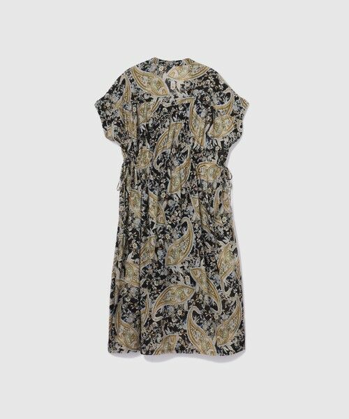 VICKY / ビッキー ロング・マキシ丈ワンピース | ペイズリー柄スモックシャツワンピース≪手洗い可能≫ | 詳細6