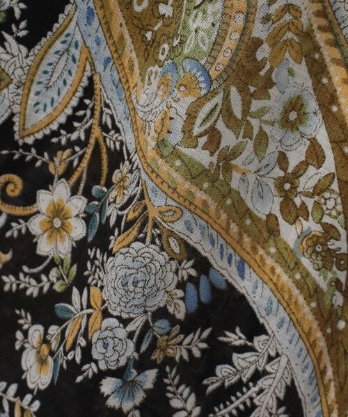 VICKY / ビッキー ロング・マキシ丈ワンピース | ペイズリー柄スモックシャツワンピース≪手洗い可能≫ | 詳細10