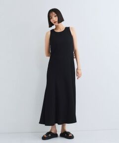 VICKY / ビッキー ロング・マキシ丈ワンピース | シャーリングジャージーワンピース≪洗濯機で洗える≫