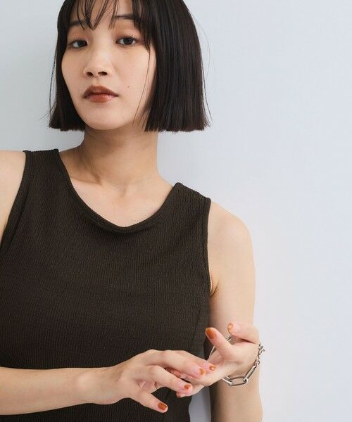 VICKY / ビッキー ロング・マキシ丈ワンピース | シャーリングジャージーワンピース≪洗濯機で洗える≫ | 詳細10