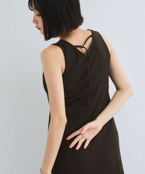 VICKY / ビッキー ロング・マキシ丈ワンピース | シャーリングジャージーワンピース≪洗濯機で洗える≫ | 詳細11