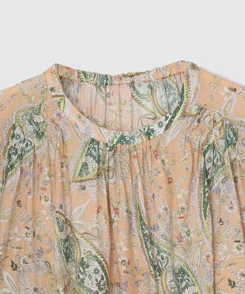 VICKY / ビッキー シャツ・ブラウス | ペイズリー柄ハンドスモックブラウス≪手洗い可能≫ | 詳細13