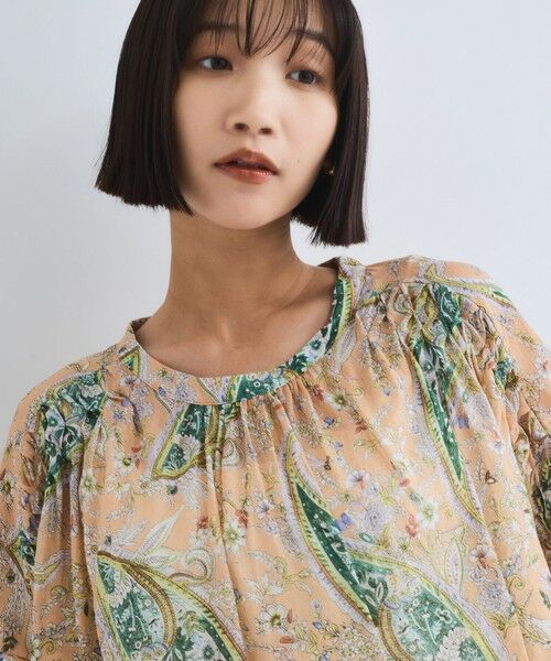 VICKY / ビッキー シャツ・ブラウス | ペイズリー柄ハンドスモックブラウス≪手洗い可能≫ | 詳細7