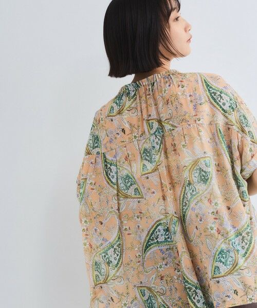 VICKY / ビッキー シャツ・ブラウス | ペイズリー柄ハンドスモックブラウス≪手洗い可能≫ | 詳細8