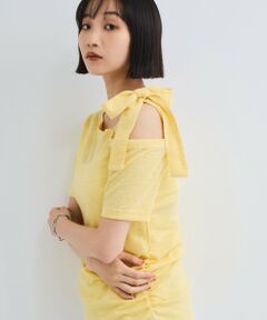 VICKY / ビッキー カットソー | ワンショルリボンカットトップス≪手洗い可能≫