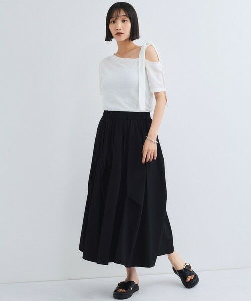 VICKY / ビッキー カットソー | ワンショルリボンカットトップス≪手洗い可能≫ | 詳細5