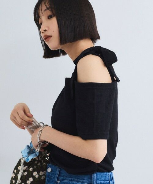 VICKY / ビッキー カットソー | ワンショルリボンカットトップス≪手洗い可能≫ | 詳細8
