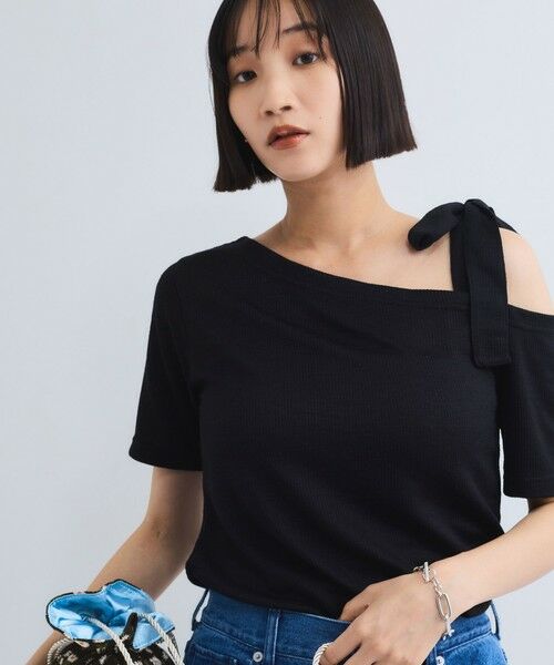 VICKY / ビッキー カットソー | ワンショルリボンカットトップス≪手洗い可能≫ | 詳細9