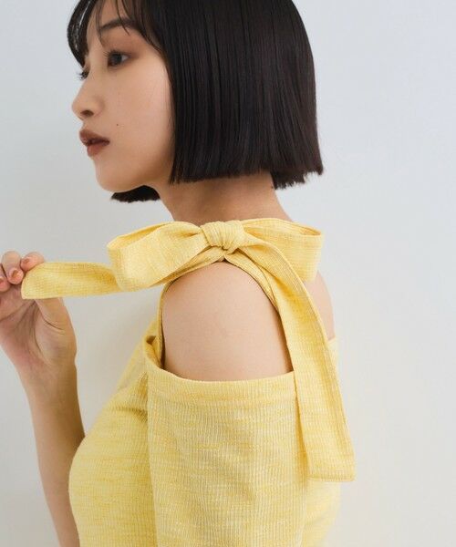 VICKY / ビッキー カットソー | ワンショルリボンカットトップス≪手洗い可能≫ | 詳細13
