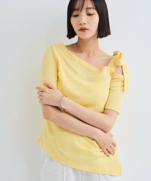 VICKY / ビッキー カットソー | ワンショルリボンカットトップス≪手洗い可能≫ | 詳細14