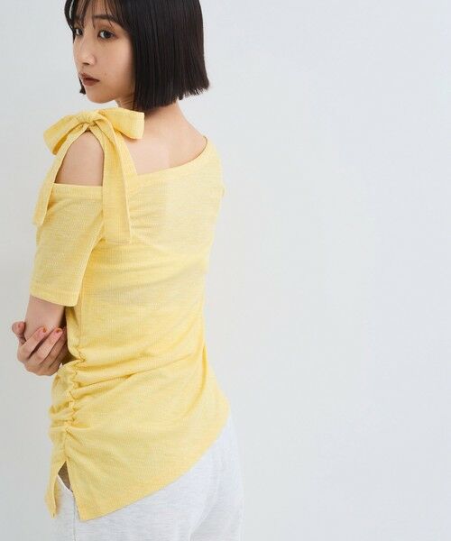 VICKY / ビッキー カットソー | ワンショルリボンカットトップス≪手洗い可能≫ | 詳細15