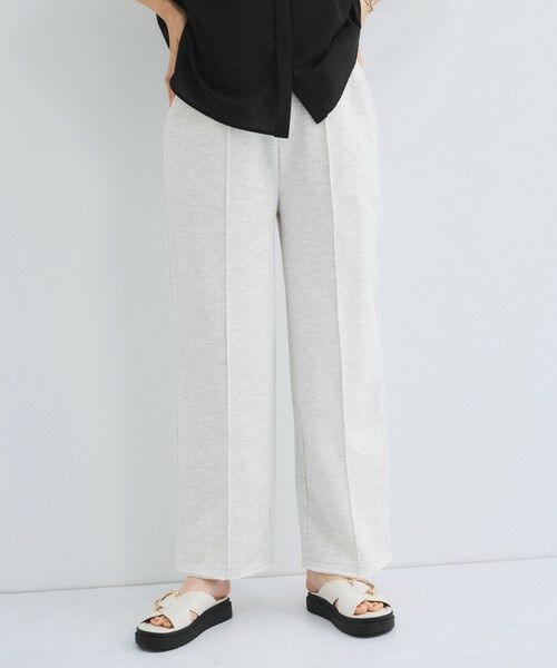 VICKY / ビッキー その他パンツ | ピンタックカットオフスウェットパンツ≪手洗い可能≫ | 詳細1