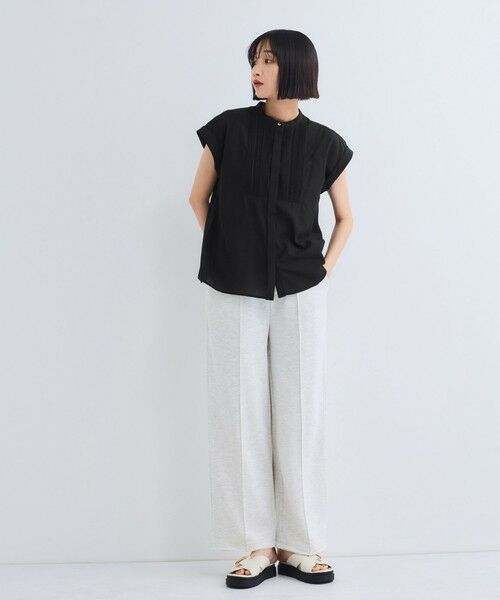 VICKY / ビッキー その他パンツ | ピンタックカットオフスウェットパンツ≪手洗い可能≫ | 詳細2