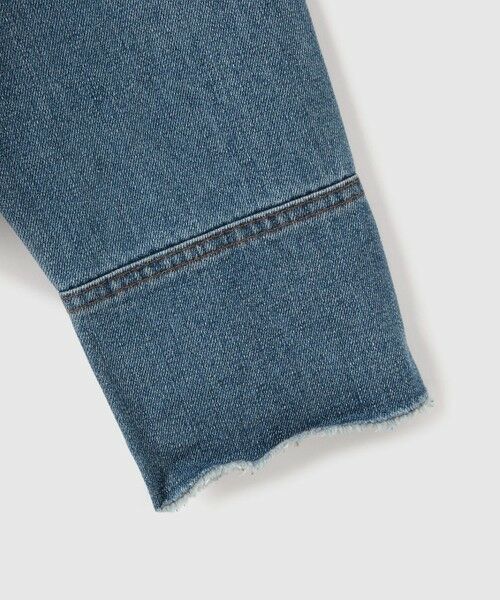 VICKY / ビッキー テーラードジャケット | フラップポケットショートデニムブルゾン≪手洗い可能≫ | 詳細13