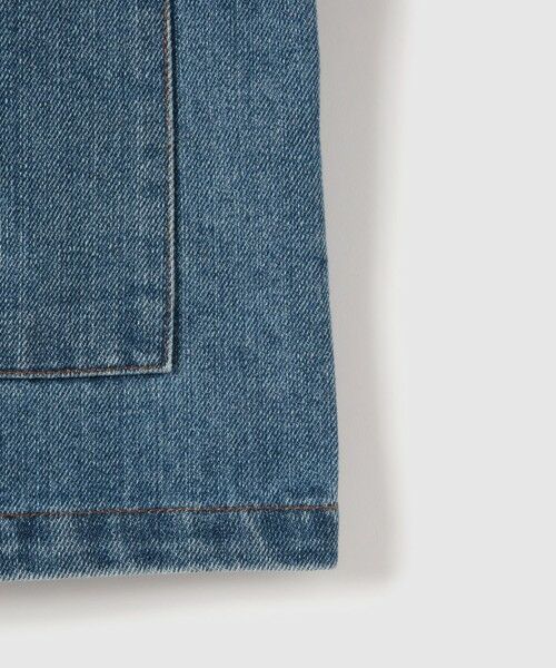 VICKY / ビッキー テーラードジャケット | フラップポケットショートデニムブルゾン≪手洗い可能≫ | 詳細14