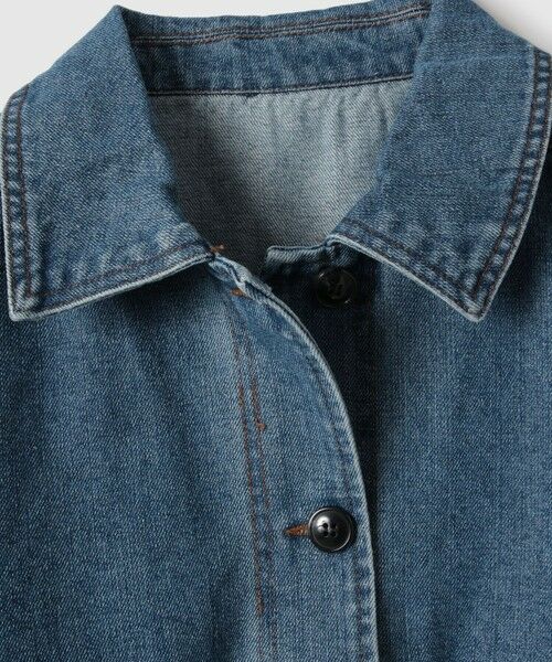 VICKY / ビッキー テーラードジャケット | フラップポケットショートデニムブルゾン≪手洗い可能≫ | 詳細15