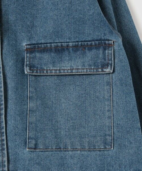 VICKY / ビッキー テーラードジャケット | フラップポケットショートデニムブルゾン≪手洗い可能≫ | 詳細16