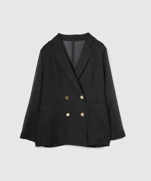VICKY / ビッキー テーラードジャケット | 【追加生産】メッシュダブルテーラージャケット≪手洗い可能≫ | 詳細7