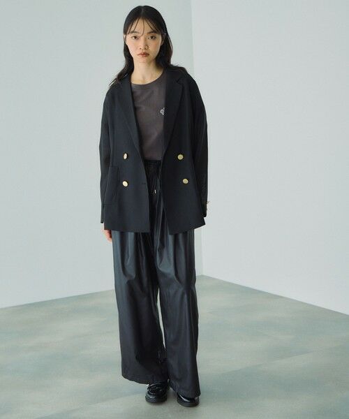 VICKY / ビッキー テーラードジャケット | 【追加生産】メッシュダブルテーラージャケット≪手洗い可能≫ | 詳細4