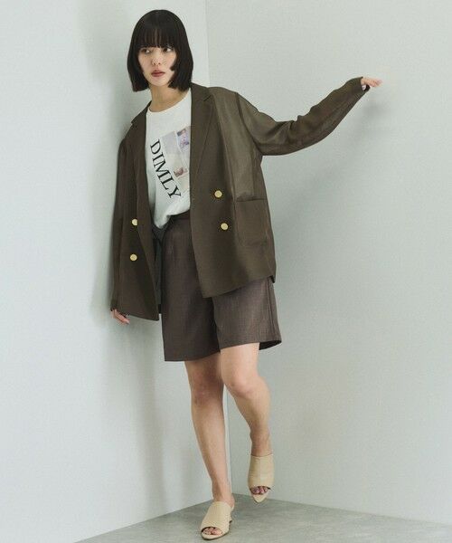 VICKY / ビッキー テーラードジャケット | 【追加生産】メッシュダブルテーラージャケット≪手洗い可能≫ | 詳細19