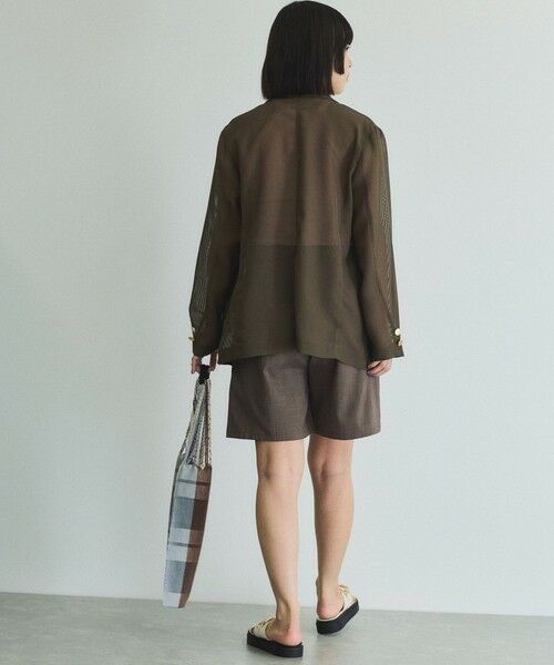 VICKY / ビッキー テーラードジャケット | 【追加生産】メッシュダブルテーラージャケット≪手洗い可能≫ | 詳細21