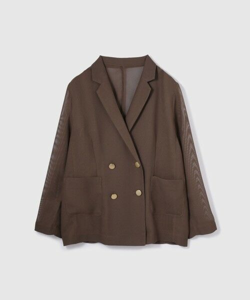 VICKY / ビッキー テーラードジャケット | 【追加生産】メッシュダブルテーラージャケット≪手洗い可能≫ | 詳細23