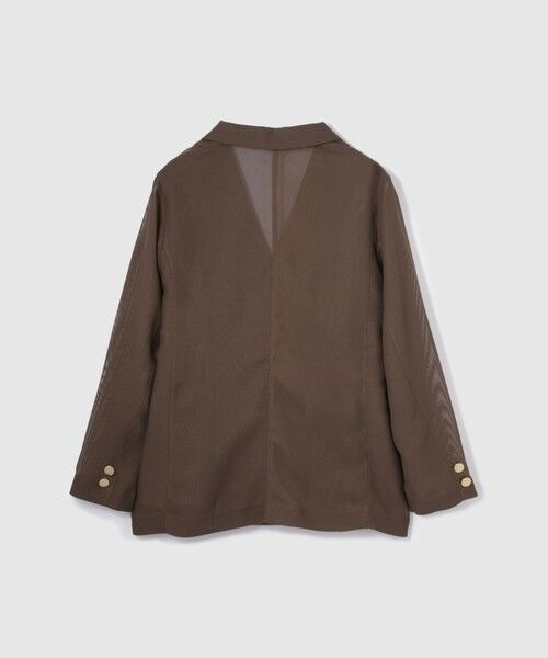 VICKY / ビッキー テーラードジャケット | 【追加生産】メッシュダブルテーラージャケット≪手洗い可能≫ | 詳細24