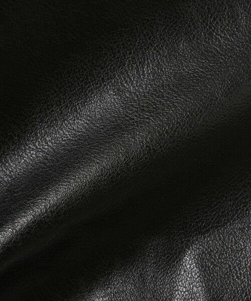 VICKY / ビッキー テーラードジャケット | ボアカラーフェイクレザーブルゾン | 詳細13