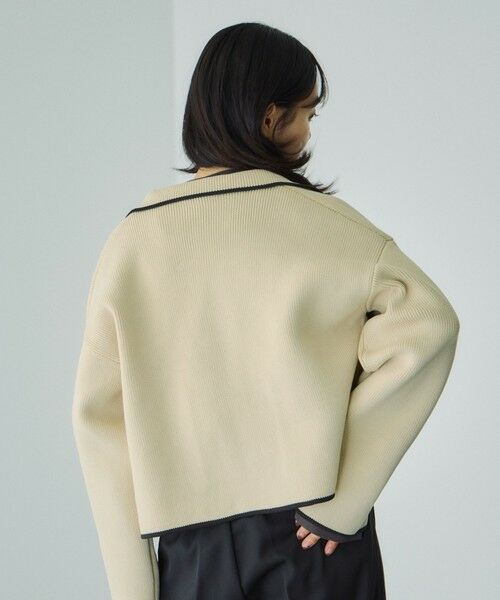 VICKY / ビッキー テーラードジャケット | ハイショクカラーニットショートブルゾン≪手洗い可能≫ | 詳細4