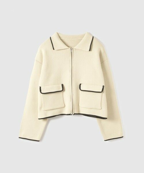 VICKY / ビッキー テーラードジャケット | ハイショクカラーニットショートブルゾン≪手洗い可能≫ | 詳細5