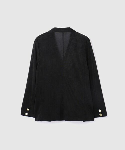 VICKY / ビッキー テーラードジャケット | シアーベロアダブルテーラージャケット | 詳細7