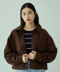 VICKY / ビッキー テーラードジャケット | スウェードチョウライトショートジャケット