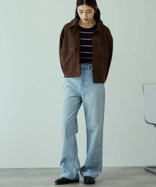 VICKY / ビッキー テーラードジャケット | スウェードチョウライトショートジャケット | 詳細2