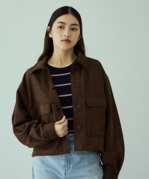 VICKY / ビッキー テーラードジャケット | スウェードチョウライトショートジャケット | 詳細3