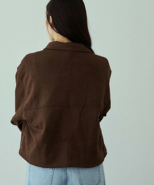 VICKY / ビッキー テーラードジャケット | スウェードチョウライトショートジャケット | 詳細6