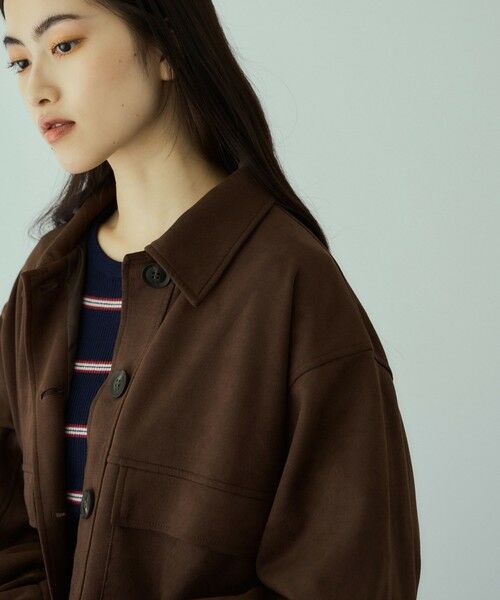 VICKY / ビッキー テーラードジャケット | スウェードチョウライトショートジャケット | 詳細7