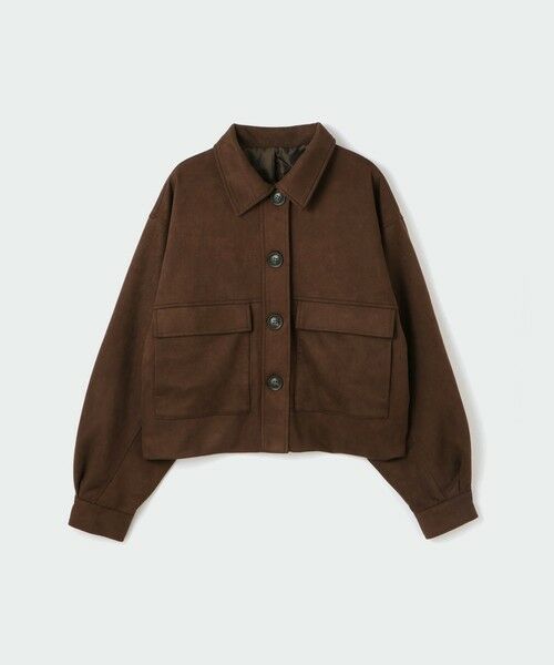 VICKY / ビッキー テーラードジャケット | スウェードチョウライトショートジャケット | 詳細8
