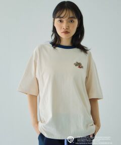 VICKY / ビッキー カットソー | OZTMリンガーバックプリントTシャツ≪洗濯機で洗える≫