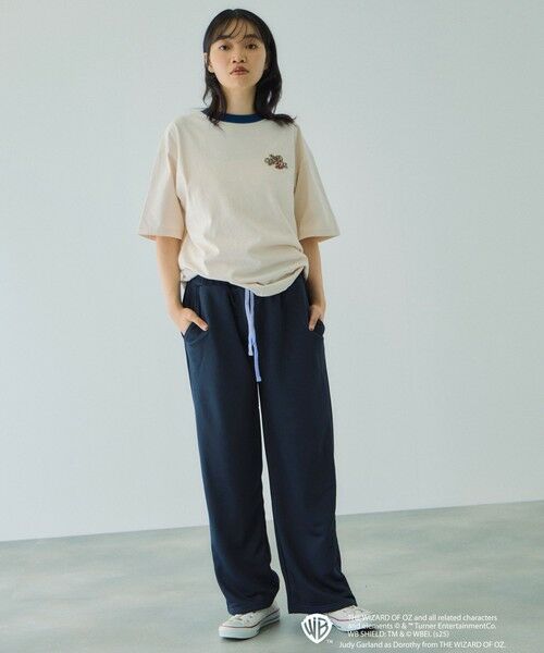 VICKY / ビッキー カットソー | OZTMリンガーバックプリントTシャツ≪洗濯機で洗える≫ | 詳細2